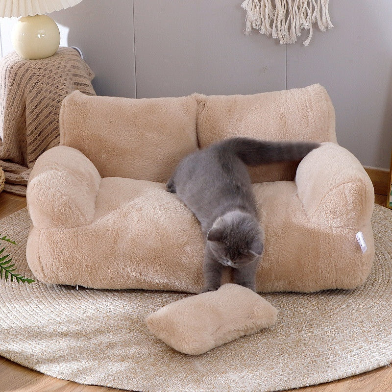 Luxury Plush Cat & Dog Sofa Bed - My Store