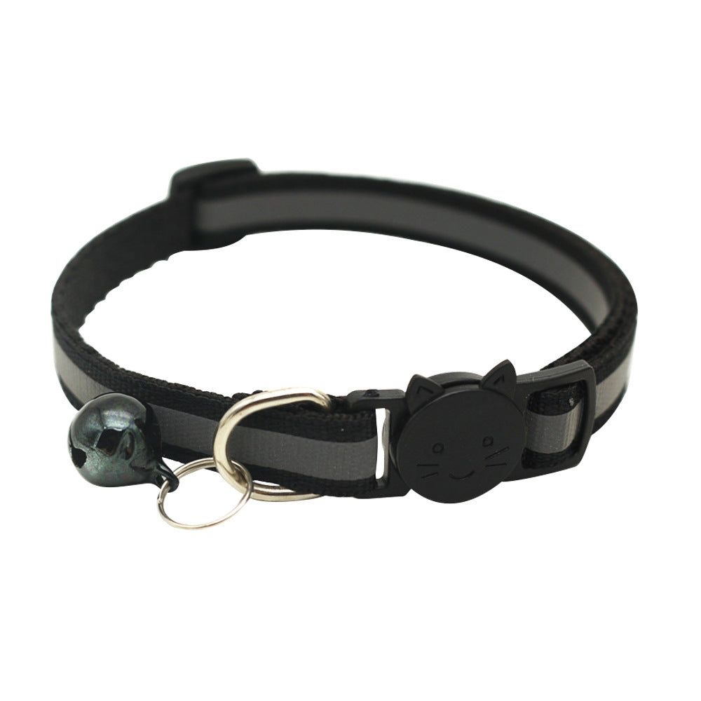 Quick Release Reflective Cat Collar with Bell - Fluffs Club