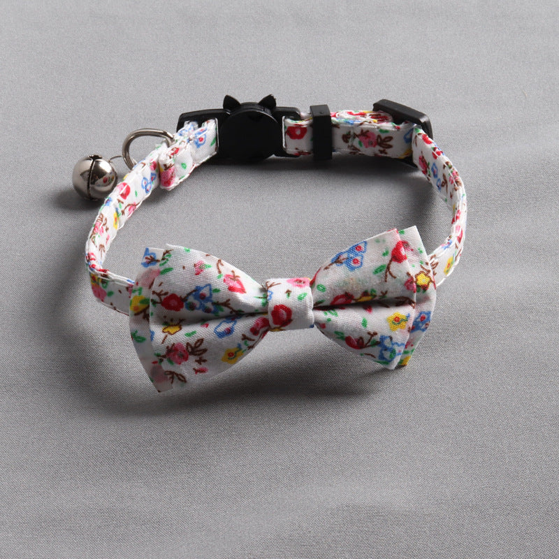 Soft Cotton Summer Cat Collar – Lightweight & Comfortable - Fluffs Club