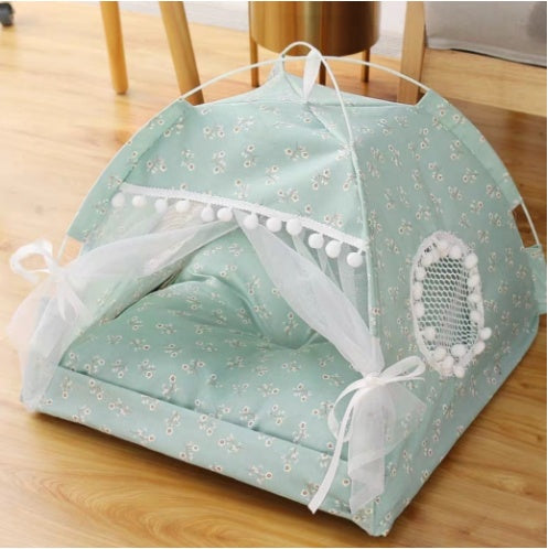 Semi-Enclosed Pet Bed – Breezy Comfort for All Seasons - My Store
