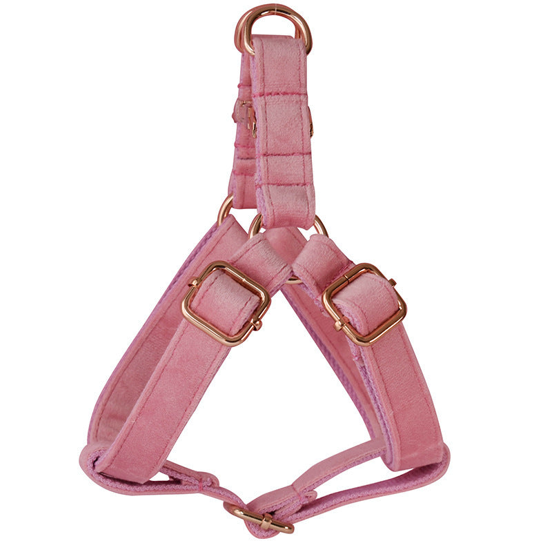 Adjustable Soft Dog Harness & Leash Set - Fluffs Club