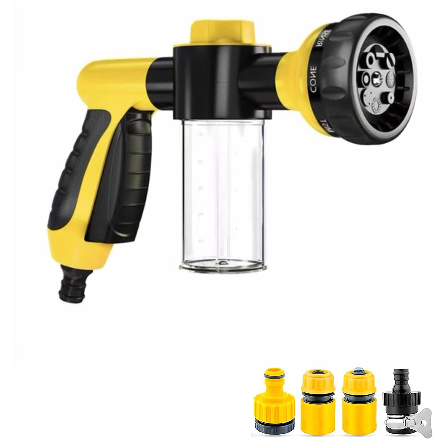 8-in-1 High-Pressure Pet Shower Sprayer with Grooming Kit - My Store