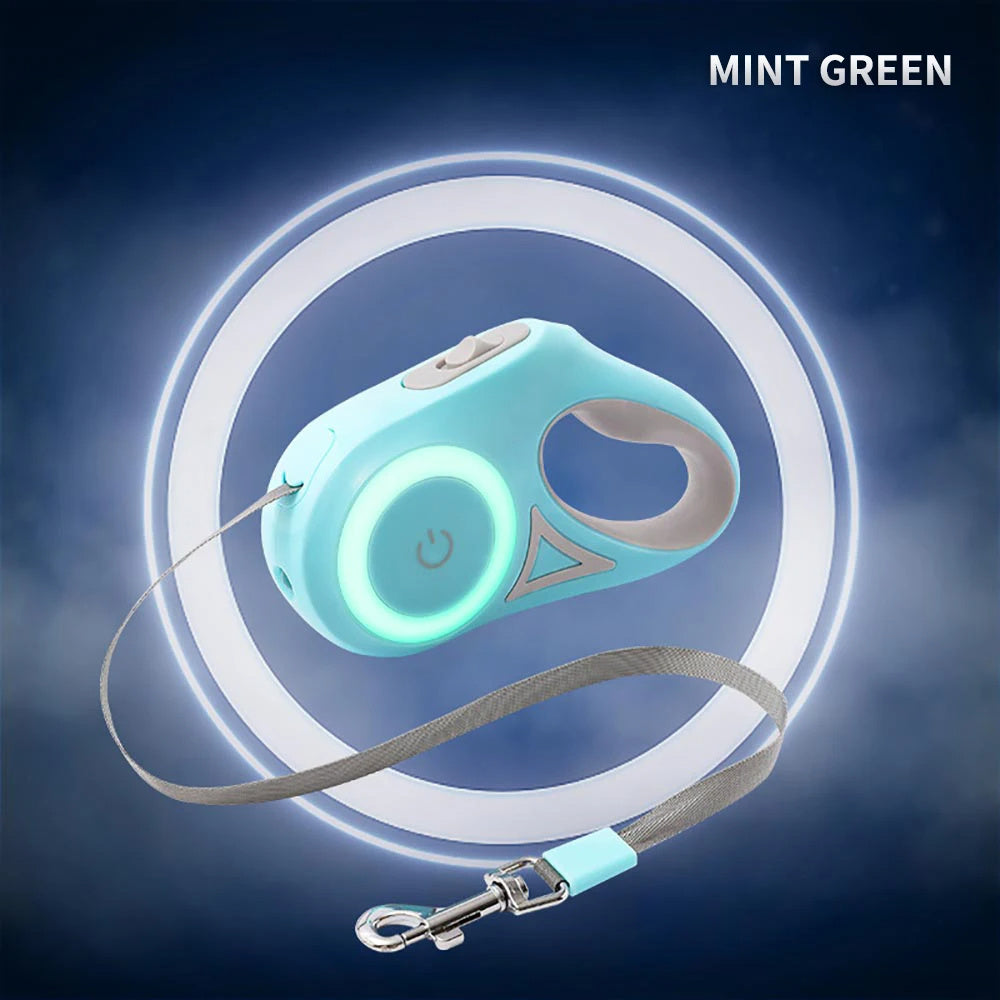 Retractable Pet Leash with LED Spotight (3M/5M) - My Store