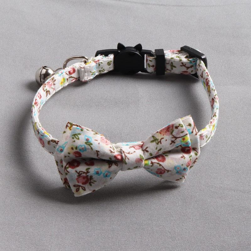 Soft Cotton Summer Cat Collar – Lightweight & Comfortable - Fluffs Club