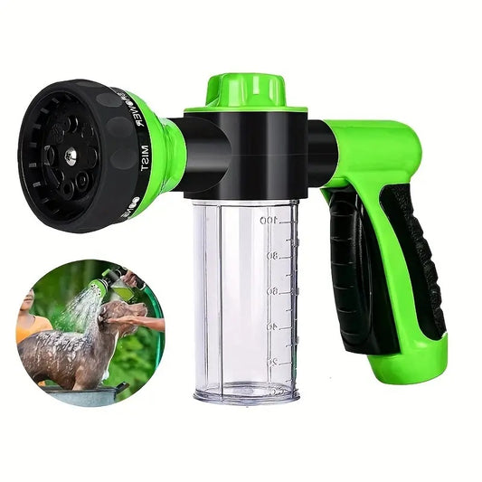 8-in-1 High-Pressure Pet Shower Sprayer with Grooming Kit - My Store