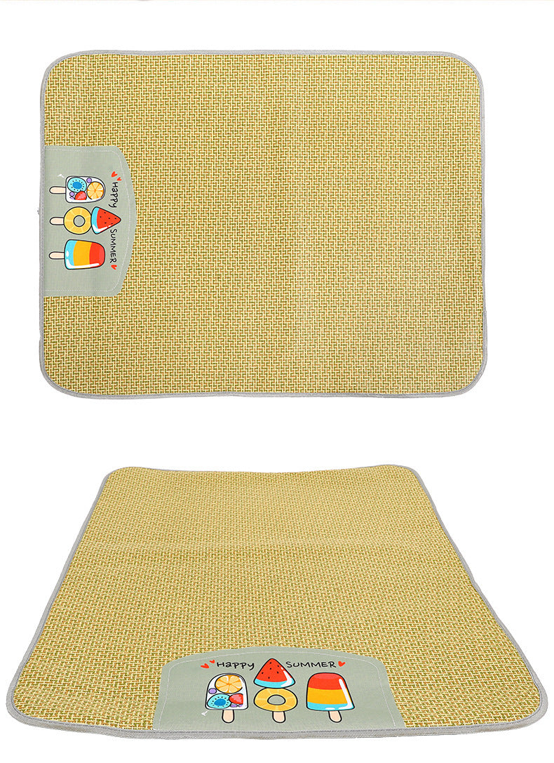 Natural Cooling Pet Mat – Summer Sleep Nest - Fluffs Club