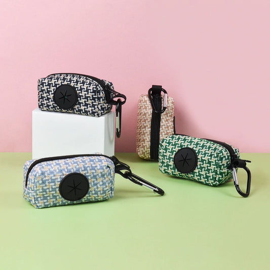 Chequered Pet Poop Bags – Stylish Clean-Up On the Go - My Store