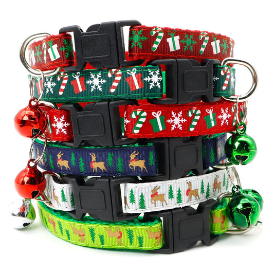 Xmas Cat Collar - Adjustable Festive Collar for Cats & Kittens