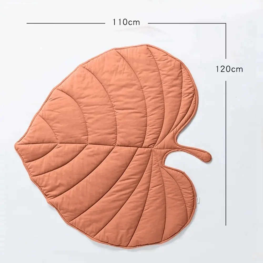 Leaf-Shaped Soft Pet Mat - Fluffs Club