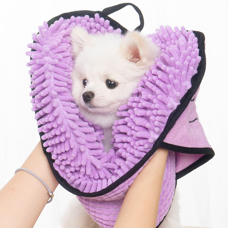 Super Absorbent Pet Bath Towel – Quick-Dry Microfiber for Dogs & Cats - My Store