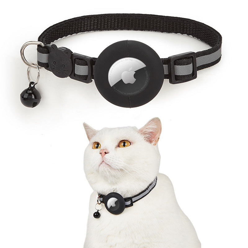 Reflective Cat Collar with Removable AirTag Holder - Fluffs Club