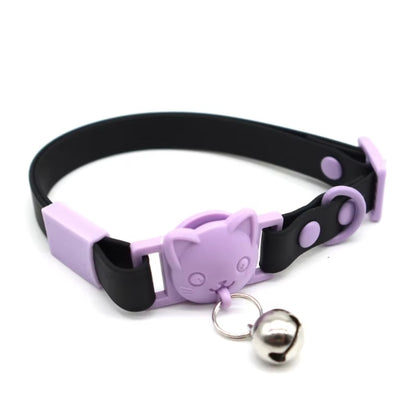 Waterproof Cat Collar – Safety Quick Release Buckle & Bell - Fluffs Club