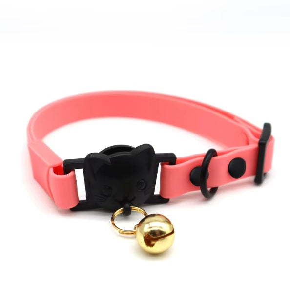 Waterproof Cat Collar – Safety Quick Release Buckle & Bell - Fluffs Club