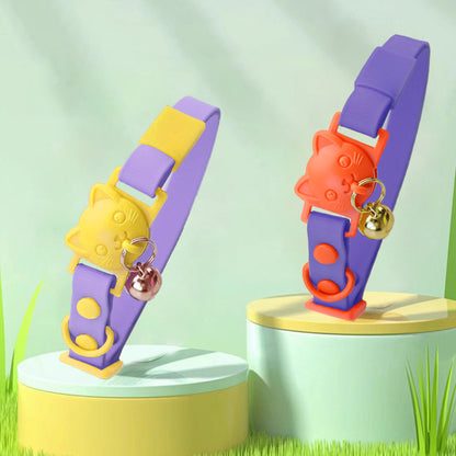 Waterproof Cat Collar – Safety Quick Release Buckle & Bell - Fluffs Club