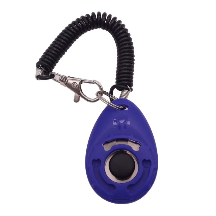 x3 Pack Dog Training Clicker for Schooling and Communication White/Black/Blue - Fluffs Club